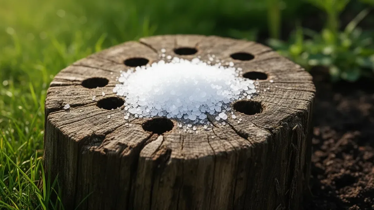 Sól na korzenie drzew: jak skutecznie usunąć pień w ogrodzie?