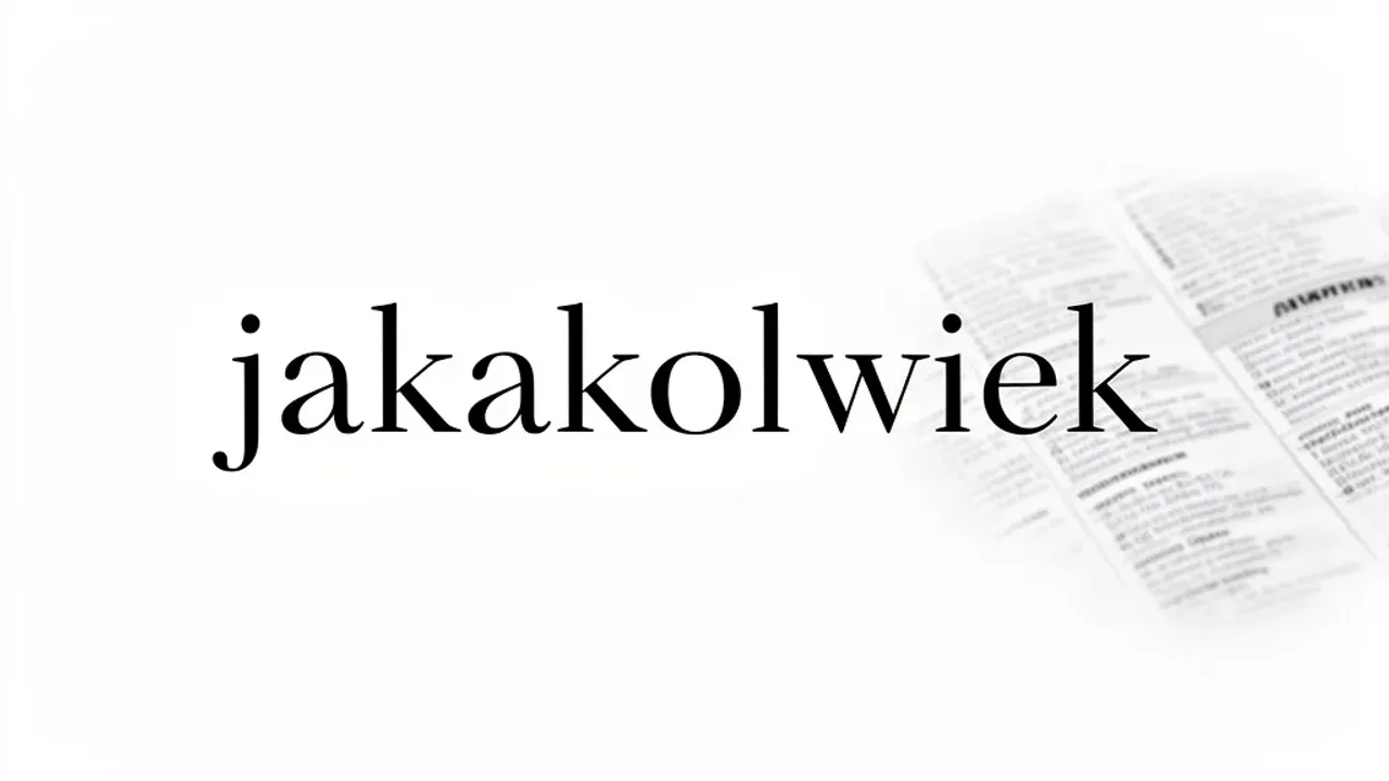 Jak poprawnie pisać słowo jakakolwiek?