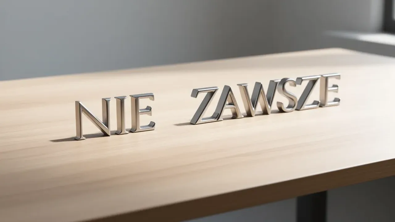 Pisownia „nie zawsze” – dlaczego piszemy to wyrażenie osobno?